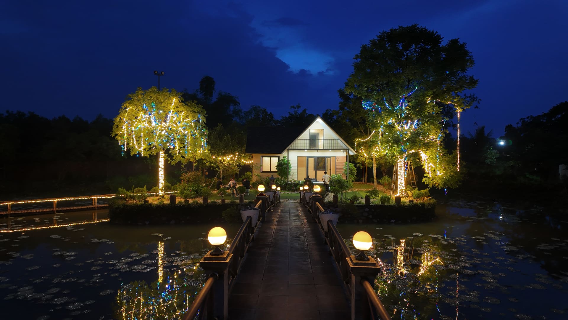 Villa cottage đêm